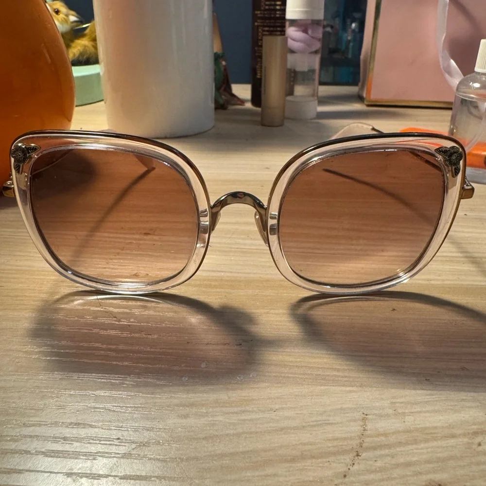 Coach Pink Gradient Square Sunglasses - Picture 2 of 6